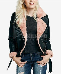 Nueva Chaqueta de Cuero Negra para Mujer, Estilo Casual, a la Moda y Sexy - Product Image 3