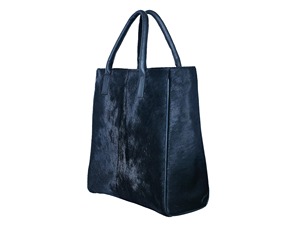 Sac fourre-tout en cuir de vachette véritable, sac à bandoulière portable à fermeture éclair, style vintage, grande capacité, léger - Product Image 1