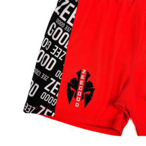 Shorts de boxe MMA respirants et à séchage rapide pour hommes, longueur genou, Spandex/Polyester 220g, logo personnalisé, fabriqué au Pakistan - Product Image 4