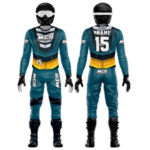 ผ้าคอร์ดูร่าพิมพ์ลายแบบซับลิเมชั่นสีสันใหม่คุณภาพสูง ยืดหยุ่นได้ ผลิตตามขนาดที่ต้องการ สำหรับชุดแข่งรถเอทีวี บีเอ็มเอ็กซ์ และมอเตอร์ครอส - Product Image 1