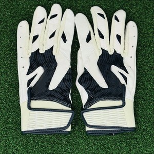 Men's Pro-Style Long Cuff Baseball Batting Gloves Premium Cabretta Leather Palm Superior Grip <b>Hook</b> Loop Closure Customizable - Product Image 4