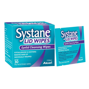 Toallitas Limpiadoras para Párpados Systane Lid Wipes, 30 Unidades - Product Image 1