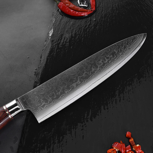 Collection de couteaux de chef en acier Damas faits à la main LEGACY BLADES, couteaux de cuisine professionnels, manche en bois, fournisseur de marques privées - Product Image 6