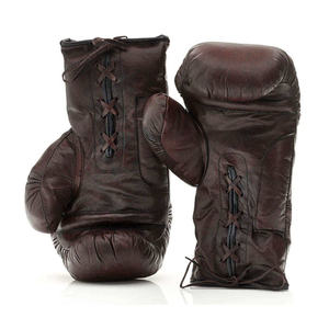 Guantes de boxeo vintage hechos a medida de alta calidad a precio mayorista RTS, guantes de boxeo de cuero genuino para entrenamiento y sparring AS-BG-4825 - Product Image 3