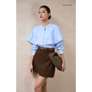 CV751 High Waist A Line Mini <b>Skirt</b> Women Tailored Belted <b>Office</b> Bottom Factory Price - Product Image 1