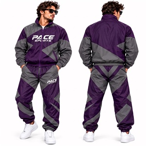 mens black neon green gray nylon windbreaker <b>jacket</b> and pant retro color block warm up zip <b>jacket</b> baggy track pant <b>workout</b> suits - Product Image 6