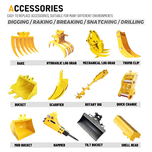 <span class=keywords><strong>Mini</strong></span>-excavatrice puissante de 1,5 tonne pour la construction et l'agriculture - Product Image 5