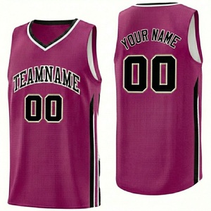 Camiseta de Baloncesto Ligera, 100% Poliéster, Sin Mangas, que Absorbe la Humedad, con Nombre de Equipo Personalizado, para Entrenamientos Deportivos - Product Image 3