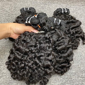 Venta caliente chino rizado Remy Virgin Hair Vietnam fabricante profesional extensiones de cabello tejido de alta calidad - Product Image 1