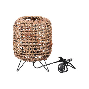 Lampe d'appoint décorative pour chambre à coucher, la moins chère, en jacinthe d'eau tressée, lampe de chevet - Product Image 6