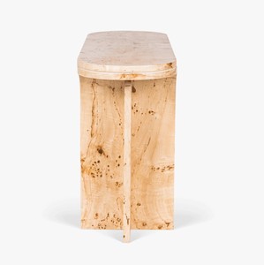 Mesa Consola Moderna de Madera de Abedul Maciza con Base de Trípode, Hecha a Mano, Minimalista, para Comedor, Sala de Estar, Entrada, Decoración de Muebles - Product Image 2