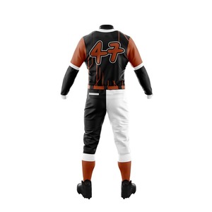Ensemble de maillots de baseball personnalisés avec impression par sublimation, 100% polyester, antibactérien, ajusté - Product Image 5