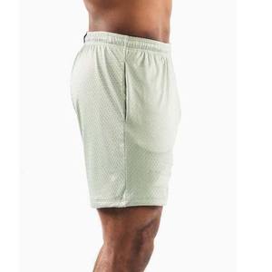 Pantalones Cortos Deportivos para Hombre, de Poliéster Elástico, Doble Capa, Secado Rápido, con Bolsillos, para Verano - Product Image 2