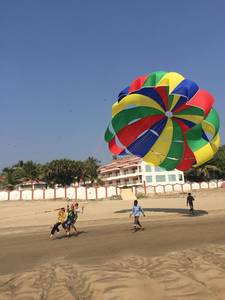 Colorful Parachute <b>Tent</b> 'AMOS' Print 2x3m Aluminum <b>Frame</b> Nylon Fabric Waterproof >3000mm Foldable Design Adjustable Four-Season - Product Image 1
