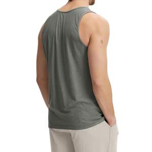 Camiseta Deportiva Transpirable Personalizada al por Mayor para Hombre, Camiseta sin Mangas de Poliéster de Secado Rápido para Verano, Chaleco de Gimnasio OEM ODM - Product Image 3