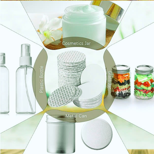 Sam Lan White Round Non-Spill Seal Film <b>Bottle</b> Stopper with Easy Peel Customizable ODM Designs Made in Vietnam - Product Image 2