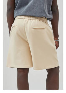 Pantalones Cortos Bermuda de Algodón para Hombre, Color Sólido, con Cordón, Cintura Media, Casuales, Transpirables - Product Image 2