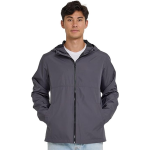 Chaqueta Impermeable Unisex Personalizada Yellowjackets para Senderismo al Aire Libre, Cortavientos Plegable con Capucha, Cierre de Cremallera, Reversible - Product Image 1