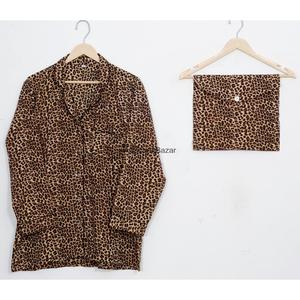 Ensemble de pyjama long à imprimé floral en gros, 100 % coton, vêtements de nuit imprimés, ensemble manches longues et pantalon long, tenue de détente - Product Image 3