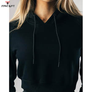 Sudadera con Capucha para Mujer, Personalizada con Logotipo, de Algodón, con Estampado, Manga Larga, Tejido Grueso, Cierre con Cremallera, Impermeable - Product Image 3