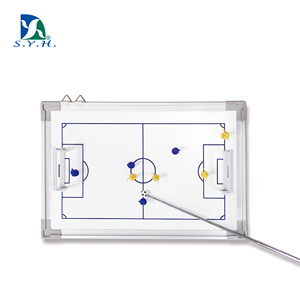 Pizarra Táctica Deportiva Magnética Personalizada con Campo de Fútbol y Logotipo - Product Image 5