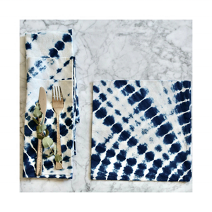 Servilletas de algodón Certificadas GOTS suaves pero resistentes teñidas con lazo 45x45 CM 160 GSM con patrones bellamente bordados para uso diario - Product Image 1