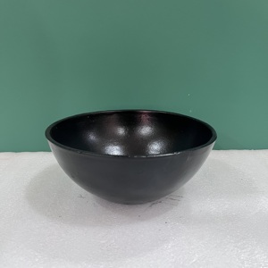 Black <b>Matte</b> Decorative Bowl Round Metal Centerpiece Bowl Modern Home Decor <b>Table</b> Accent Bowl - Product Image 4