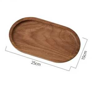 Bandeja de Servir Ovalada Pequeña de Madera, 20 x 12 cm, Grano Natural, Diseño Moderno, Modelo Móvil AEPG-TRY, Venta al Por Mayor - Product Image 6
