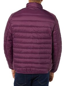 2024 New Arrival Men's <b>Warm</b> Winter Quilted Puffer <b>Jacket</b> Custom Logo Canvas Windbreaker with Stand Collar and Heated Features - Product Image 2