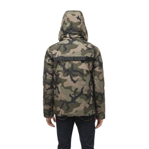 Chaleco Acolchado de PU Negro para Hombre, Cuello Alto, Cierre de Cremallera, Cortavientos, Chaqueta Casual de Invierno, Corte Regular, Relleno de Poliéster - Product Image 5