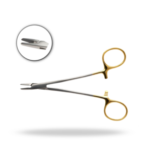 Baumgartner TC Needle Holder 14cm Neuro Spine Surgical Instrument For Suturing - Product Image 1