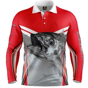 2023 personnalisé couleur Logo équipe Performance pêche chemise Sublimation hommes pêche maillots basse pêche tournoi - Product Image 3