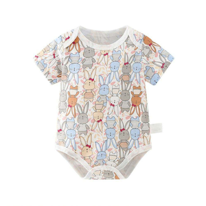 Conjunto de Ropa de Bebé Recién Nacido al por Mayor, Mono de Manga Corta de Bambú y Spandex, Suave, Cómodo, Ecológico, Unisex, Hecho en Bangladesh - Product Image 5