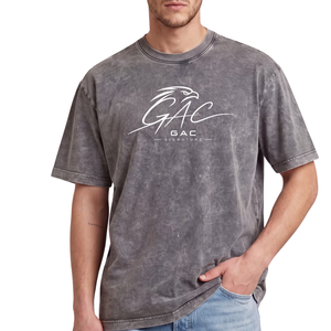 Camiseta Vintage Lavada para Hombre, Manga Corta, Cuello Redondo, Diseño Gráfico Informal, Corte Holgado, Ropa Urbana, Fabricante de Ropa al Por Mayor - Product Image 1