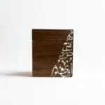 Brûleur à Bakhoor en bois fait main exclusif avec incrustation de nacre, élégant porte-encens arabe Mubkhar pour Oud, Bakhoor, Luxe - Product Image 3