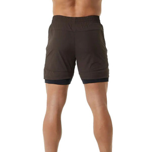 Pantalones cortos deportivos para hombre 100% poliéster, casuales, de verano, ajustados, para playa, para correr, de secado rápido, para gimnasio, para hacer ejercicio. - Product Image 3