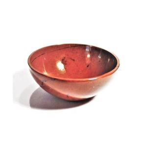 Bols en agate de jaspe rouge faits à la main de 2 pouces Accessoires de cuisine en cristal de quartz naturel Bols en pierre fabriqués en gros - Product Image 1