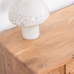 Vandana Silver Core <b>design</b> <b>TV</b> <b>unit</b> in acacia and metal Puzzle 150 cm - Product Image 5