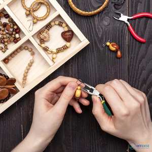 Pince à bec effilé en acier inoxydable pour la fabrication de bijoux, mini-pince à bec pour chaînes, bricolage - Product Image 2