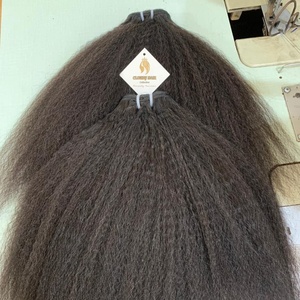 Extensiones de Cabello Humano con Cinta Adhesiva CDYHAIR, Textura Rizada y Lisa, Estilo Yaki, 100% Vietnamita, Color Natural, EN STOCK, OFERTA - Product Image 3