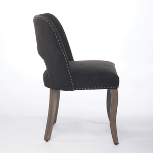 Ensemble de 2 chaises de salle à manger en bois de style farmhouse moderne, avec revêtement en tissu, pour la salle à manger - Product Image 3