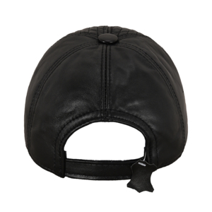 Custom Logo Unisex Leather Baseball Cap Diamond Quilted Leather Hat Adjustable Outdoor Golf Cap Multi Colors Wholesale Supplier - Product Image 2