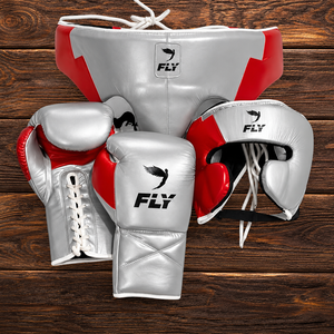 Gants de boxe de haute qualité en cuir de vachette pour l'entraînement MMA et le sparring, avec fermeture à lacets, modèle 2026 – Gants de boxe de compétition - Product Image 4