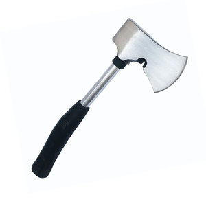 Hache de Bâtisseur Industrielle en Acier Inoxydable, Tête à Pointe Plate, Manche en Alliage d'Aluminium, Longueur Totale 400mm - Product Image 2