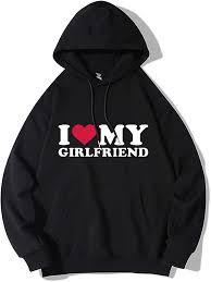 เสื้อฮู้ดดี้กราฟิกสีเขียวเซจสุดเท่ |   เสื้อสเวตเชิ้ตสไตล์ Y2K "ฉันรักแฟนสาวของฉัน" |   เสื้อฮู้ดดี้ผู้ชายทรงหลวมสบาย - Product Image 3