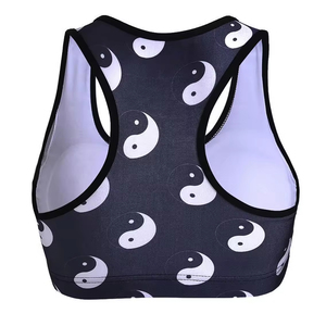 Sujetador Deportivo de Yoga para Mujer, Personalizado con Logotipo, Sublimado, Simple, sin Tirantes, con Encaje, Logotipo Frontal, Transpirable y de Alta Sujeción - Product Image 2