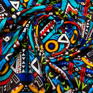 Tissu africain imprimé wax Ankara en coton, motifs tribaux traditionnels Dashiki Kitenge, textile Dutch Wax pour robes, mode, vente en gros, export - Product Image 4