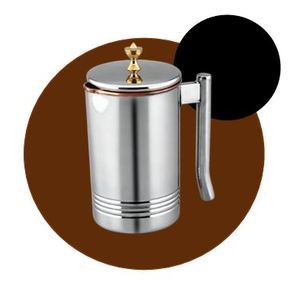 Carafe à eau en cuivre haute avec couvercle et poignée, pichet traditionnel pour la maison, la salle à manger et les bienfaits du bien-être - Product Image 6