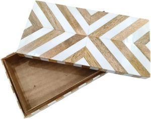 Caja Organizadora de Joyas de Resina Hecha a Mano, Estilo Moderno, de la Mejor Calidad, Ecológica, Personalizable, con Incrustaciones, Decoración Elegante para Regalo - Product Image 4