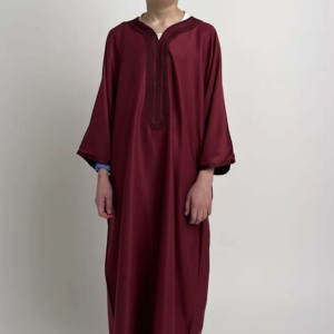 Abaya Islámica Infantil Personalizada con Bordado, Tallas Grandes, Ropa Tradicional Musulmana - Product Image 2
